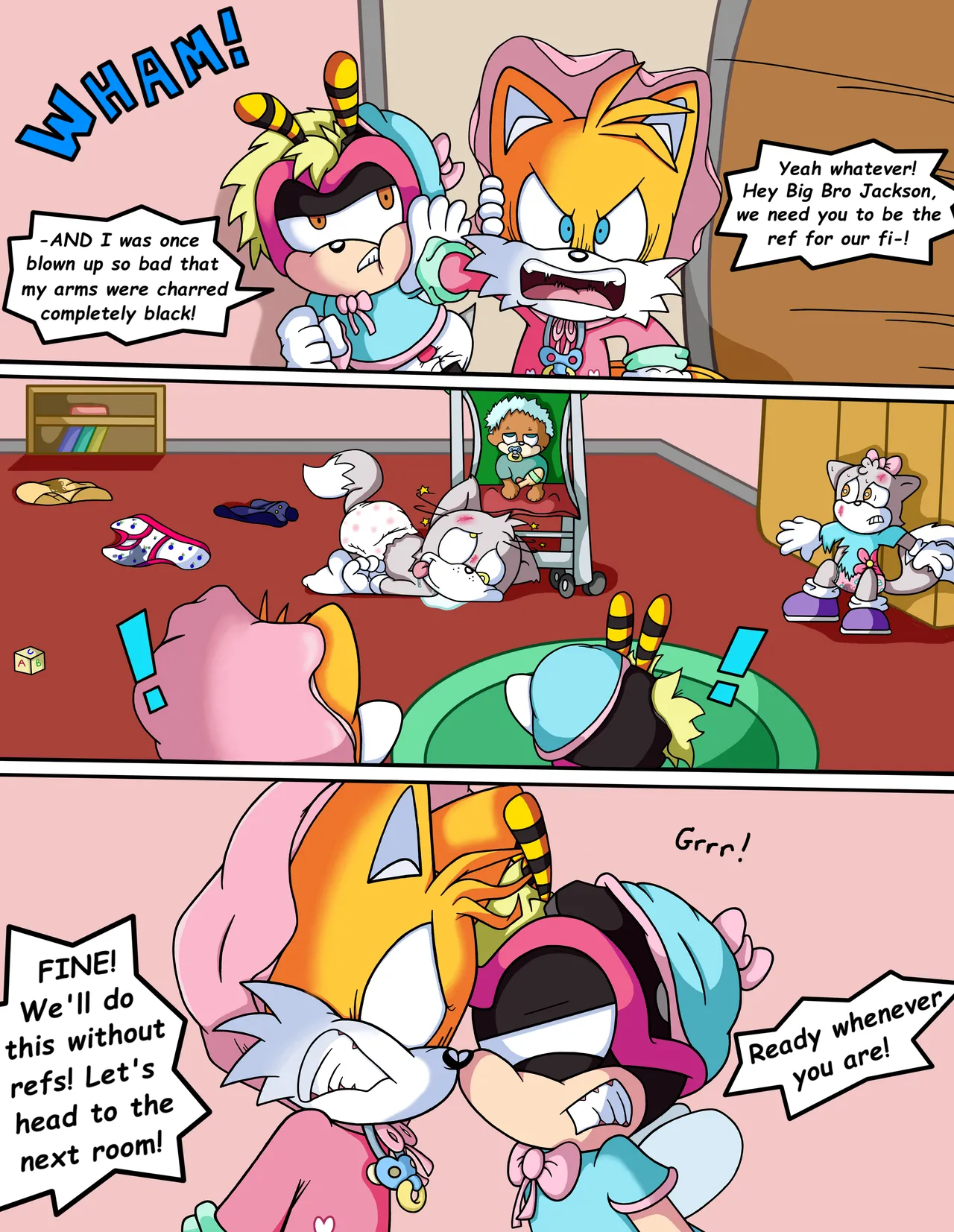 Tails and Charmy's Daycare Daze! page 4 full