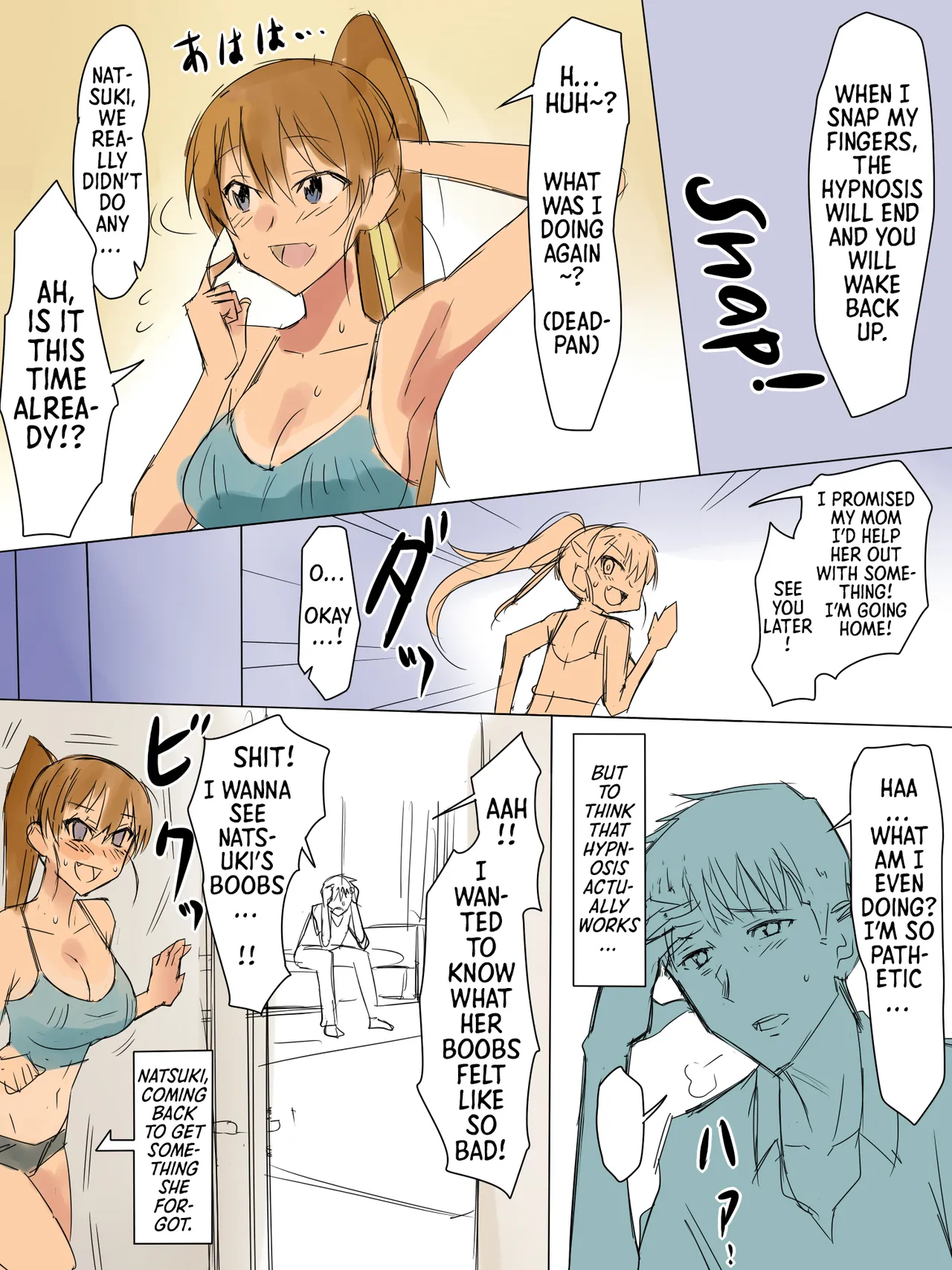 A Story About Using Hypnosis to Make the Childhood Friend Who Was Like an Older Brother to Me into My Lover page 9 full