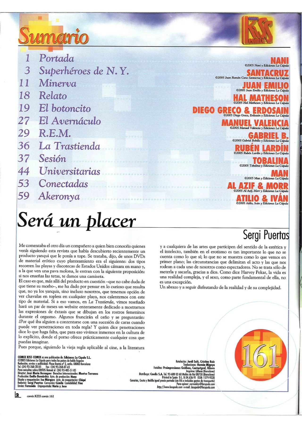 Kiss Comix #161 page 2 full