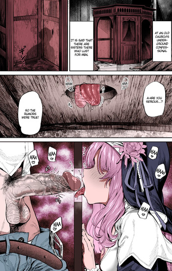 [Ooban Yaki] Zangeshitsu no Ana | The Confession Hole [English] [Hikura Scans] [Decensored] [Colorized] cover