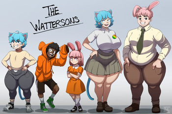 [BlackWhiplash] The Amazing World of Gumball cover