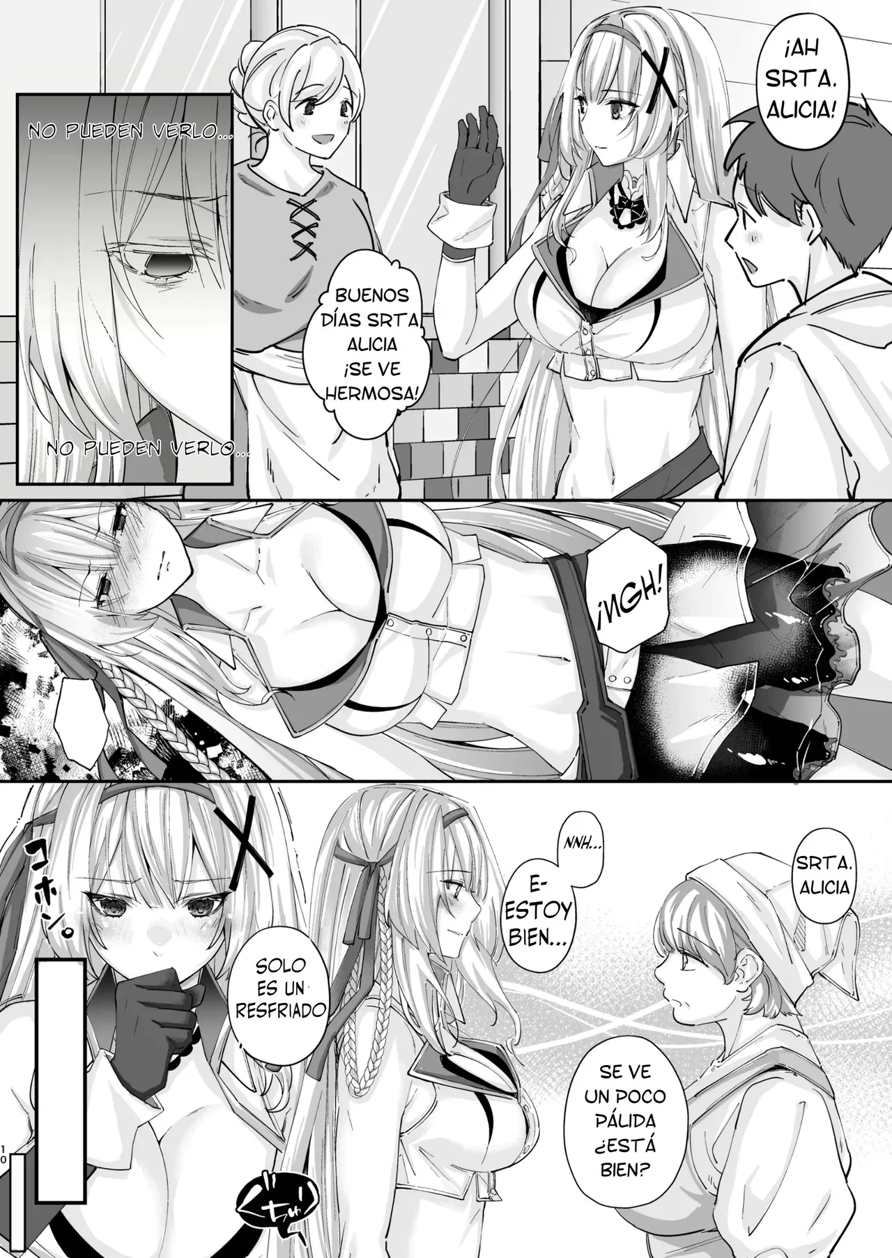 Parasite Rubber -Kuro Rubber Shokushufuku Ni Kisei Sareta Himekishi Monogatari- page 10 full