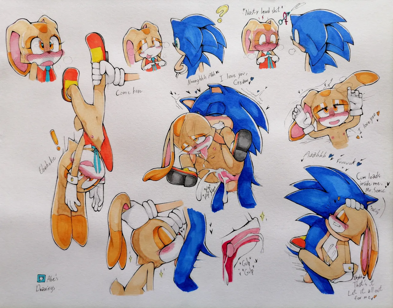 ARTIST AbesDrawings page 3 full