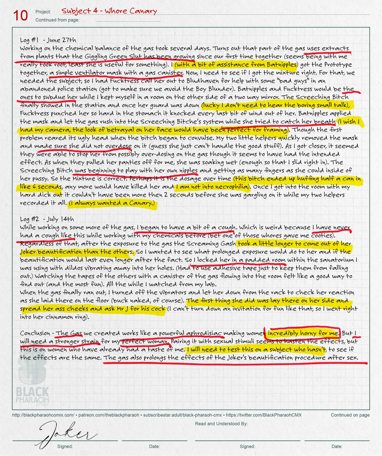 Pages of Mad Obsession page 12 full