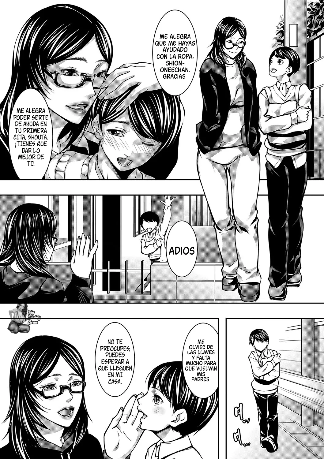 Onee-chan no Hiwai na Kyonyuurin | Las Obscenas Enormes Areolas De Mi Hermana Mayor page 2 full