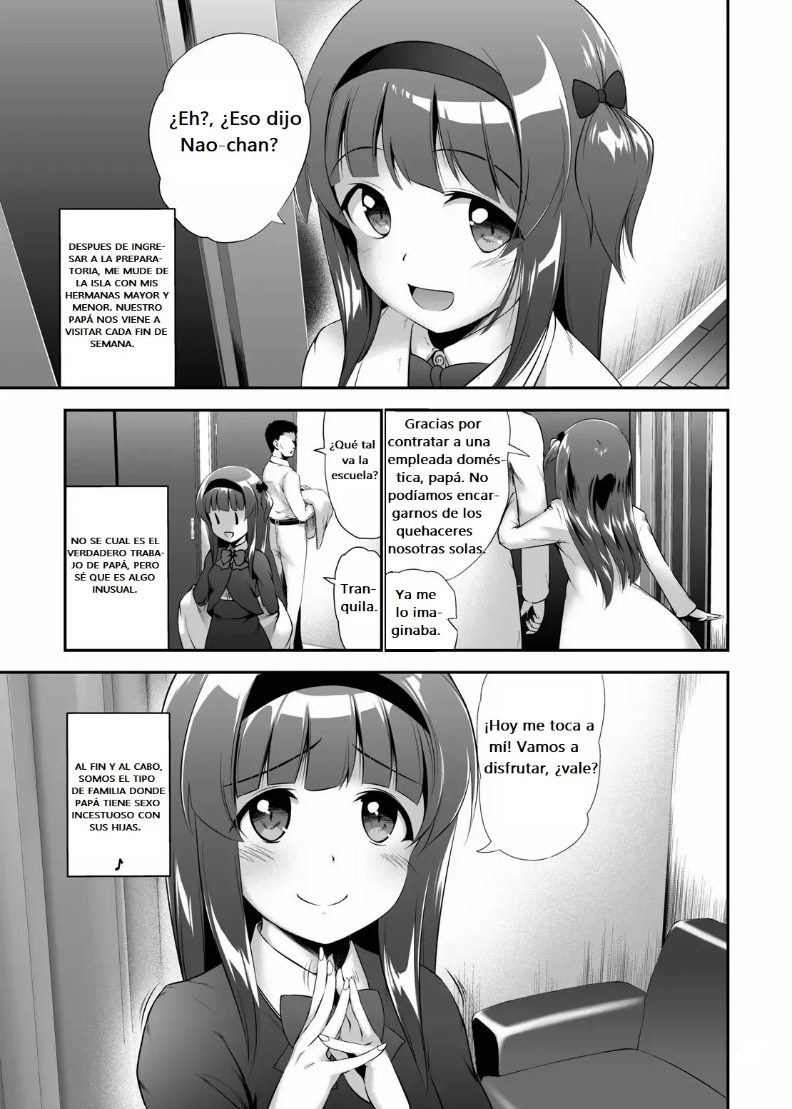 Nakadashi! Papachin Junkie 2 ~ Oyako Jusei Ninshin Bote H mo Aru yo｜Adicción a la Leche de Papá ~ También Existe el Sexo, la Fecundación y el Sexo Durante el Embarazo entre Padre e Hija page 2 full