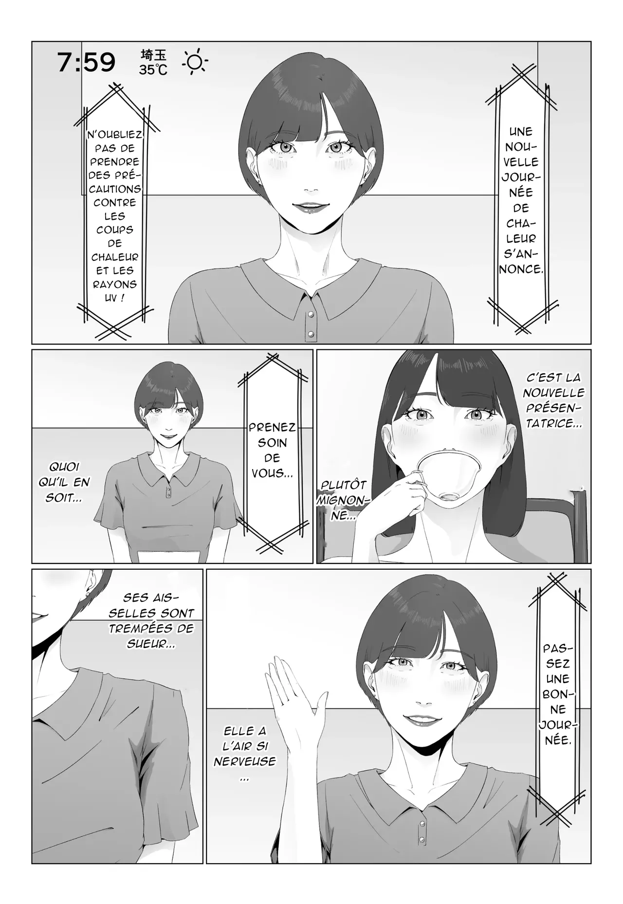 新人女子アナ汁まみれレズ奴隷堕ち_ Une nouvelle présentatrice couverte de sueur devient une esclave lesbienne page 2 full