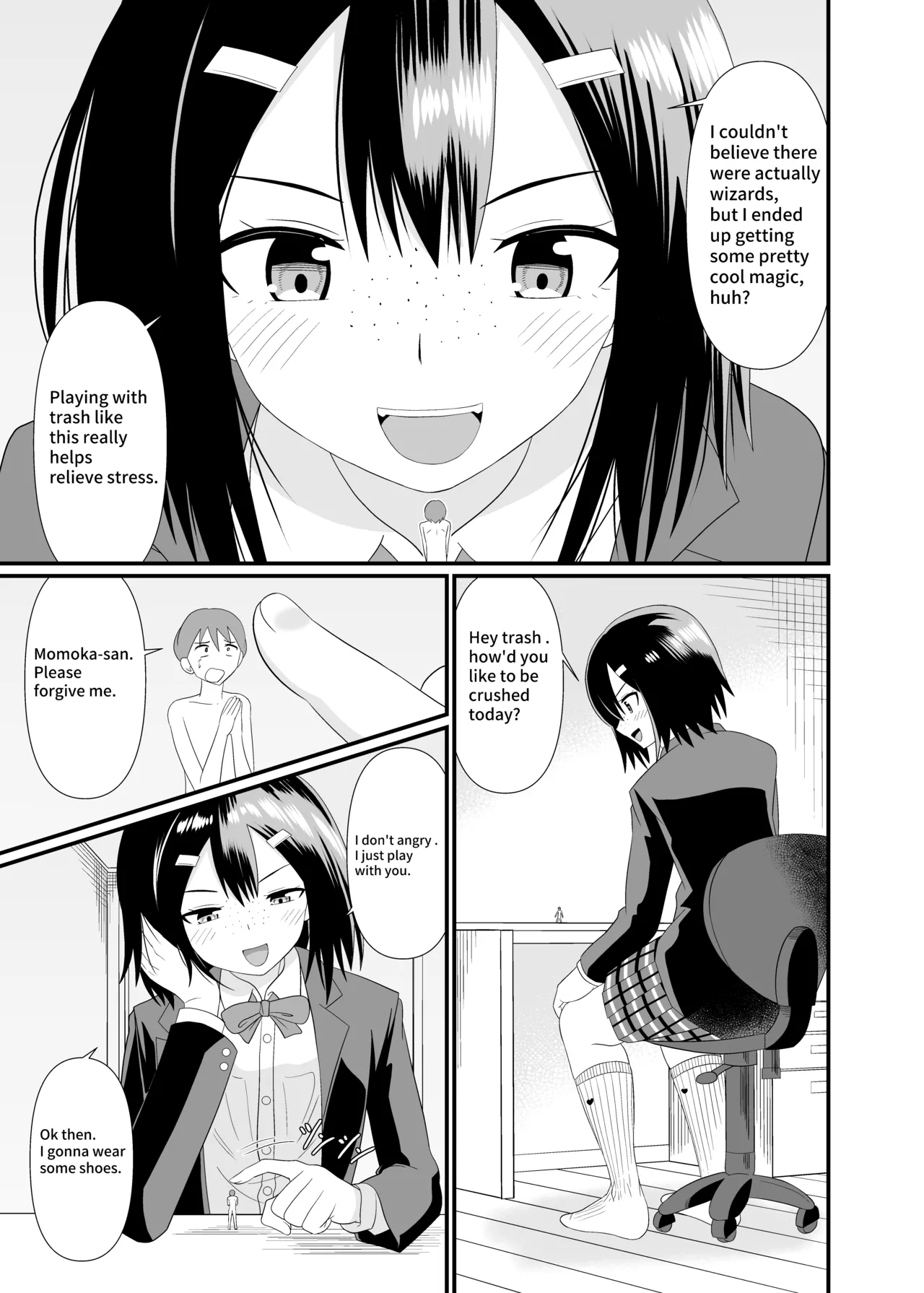 Being made small by a plain girl page 6 full