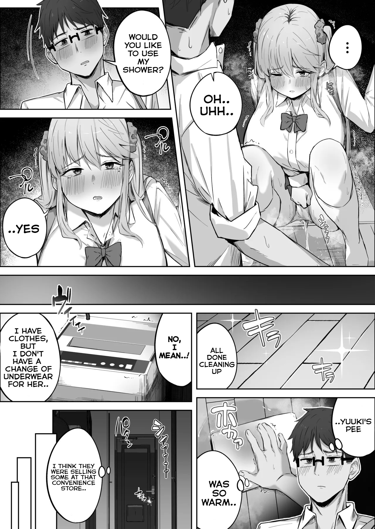 Class de Ninki no Gal wa Omorashi to Kanbotsu Chikubi ga Complex Datta. page 11 full