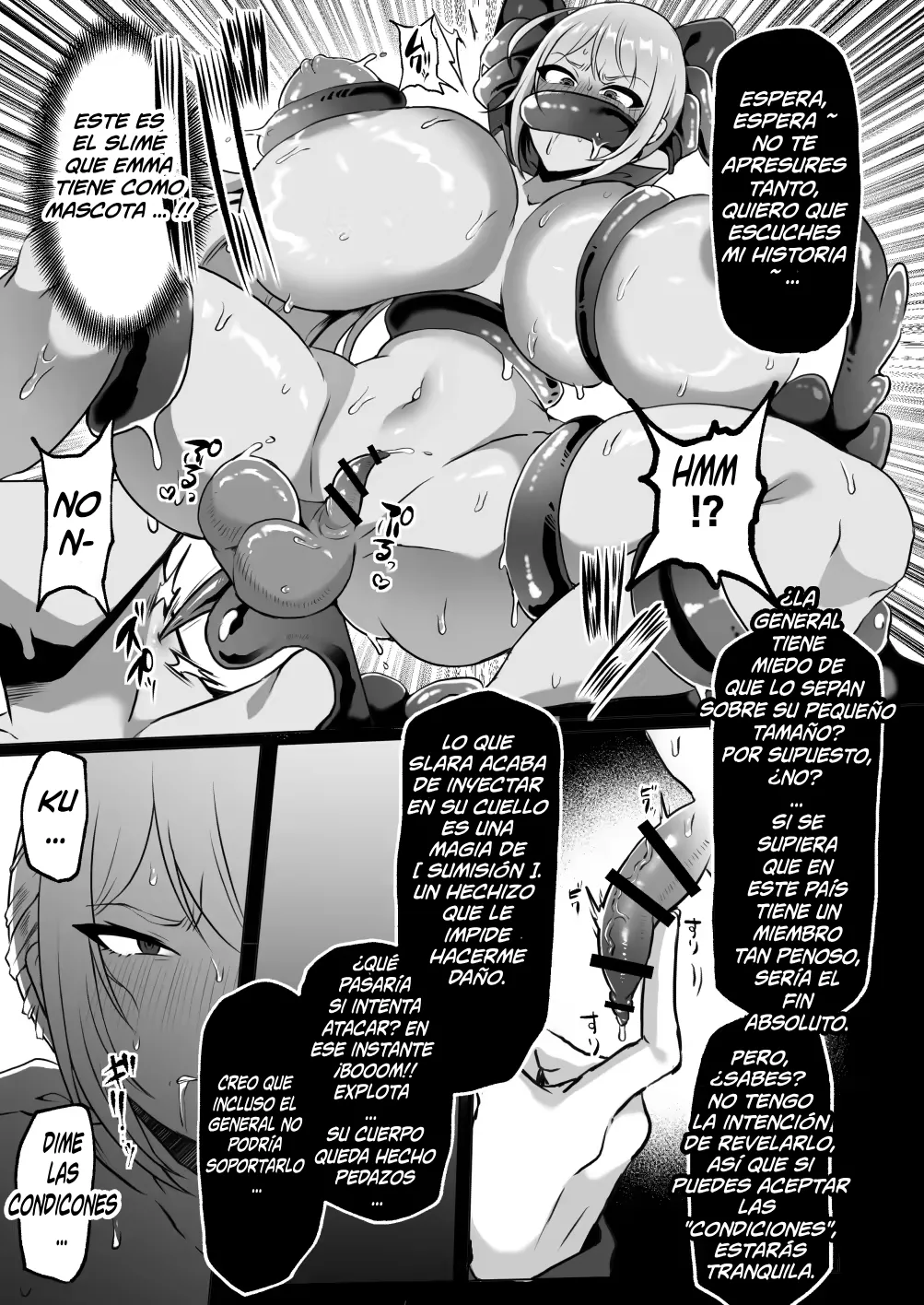 General femenina de pene pequeño completamente entrenada como un cerda masoquista ~En un país donde los penes grandes se consideran justicia, a una general femenina orgullosa que nació con un pene pequeño y sin circuncidar se le enseña una lección exhaustiva hasta que queda reducida a una cerda masoquista digna de un pene pequeño~ page 9 full