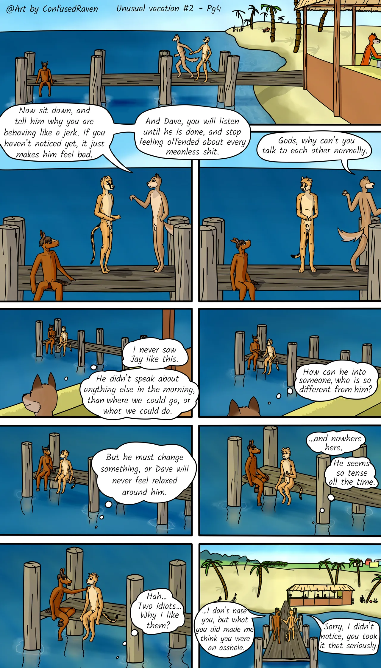 Unusual Vacation #2 - What are friends for page 4 full