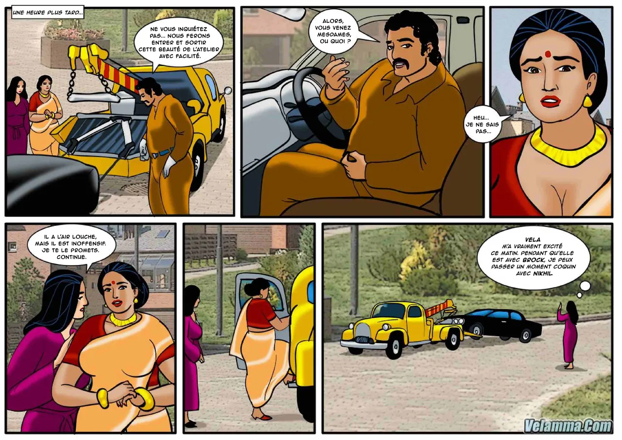 Velamma - 042- Se salit et se graisse chez le mécanicien page 11 full