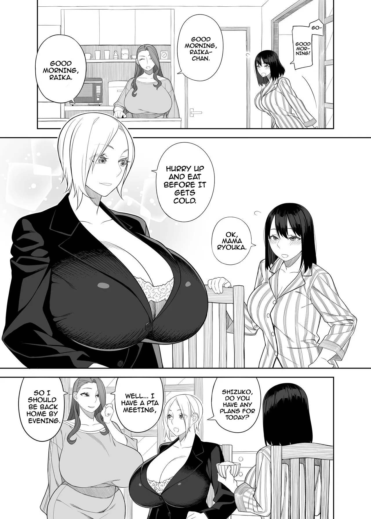 Busty Lewd Mother is the Principle's Woman 2 | Bakunyuu wa Haha Gaku enchou no Onna 2 | page 3 full