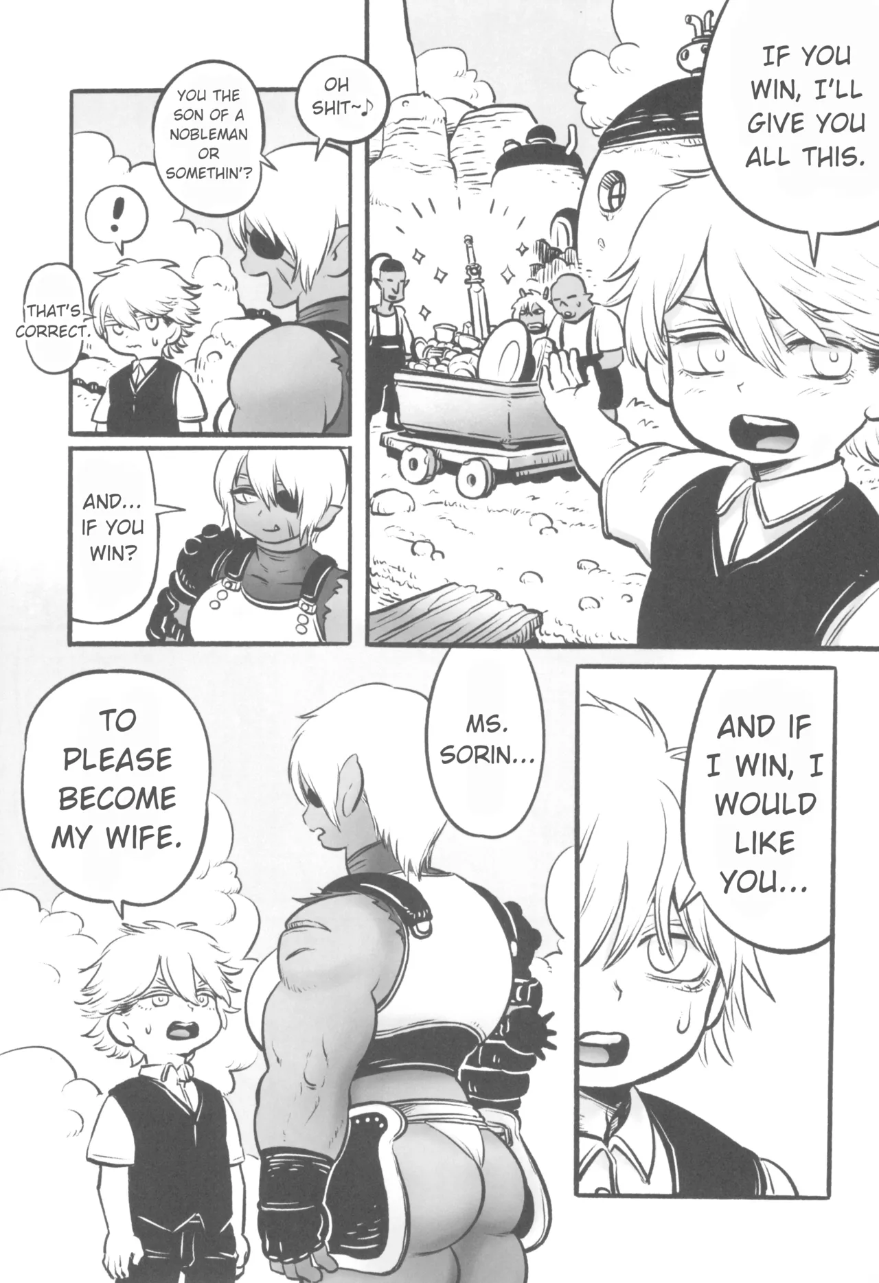 Orc no Senshi to Kizoku no Bocchan - The Orc Warrior and the Noble Boy page 11 full