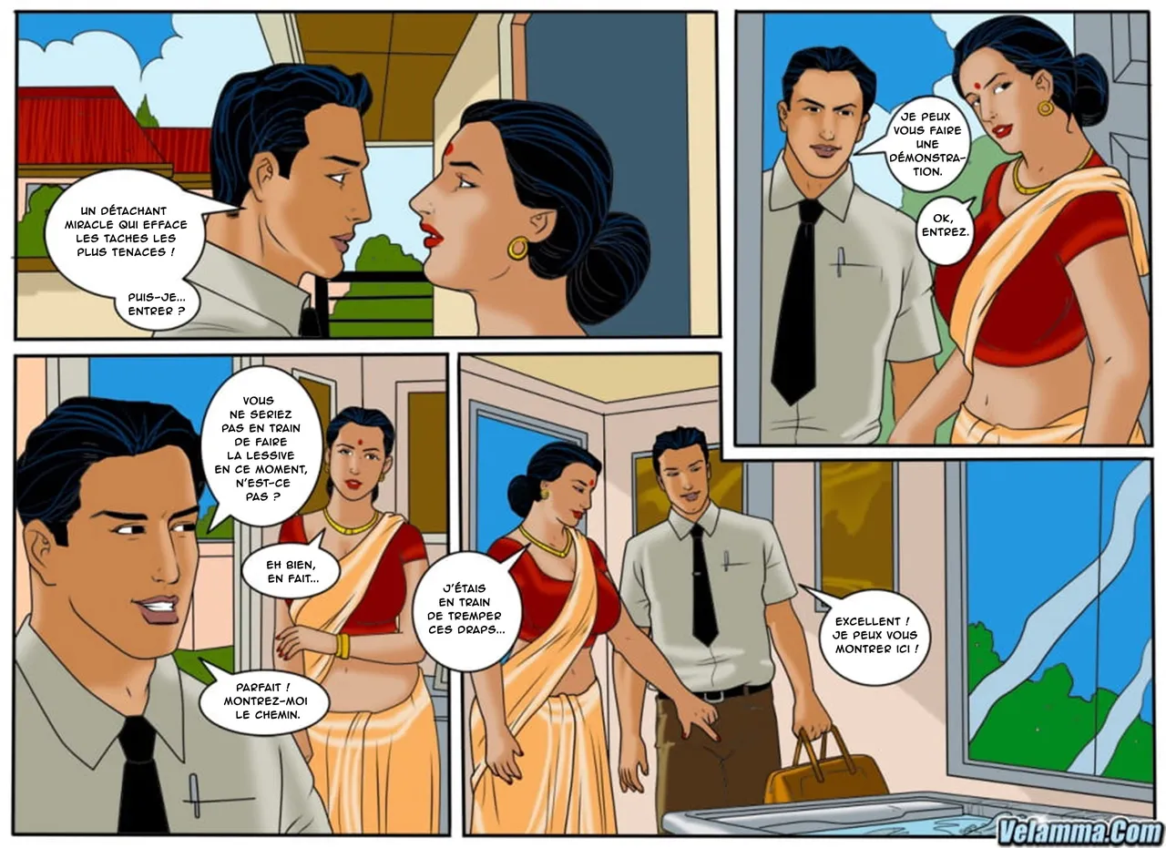 Velamma - 048 - Lessive sale page 11 full