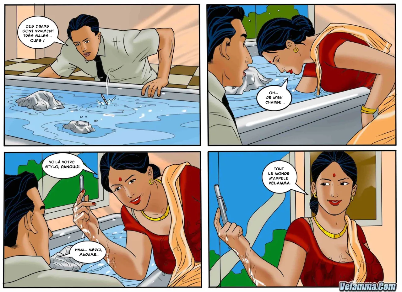 Velamma - 048 - Lessive sale page 12 full