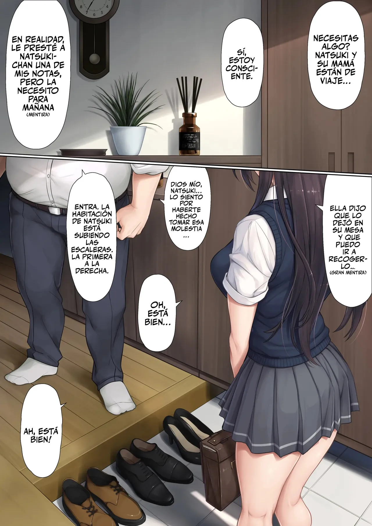 Musume no Class no Iinchou wa Papa ga Hoshii Rashii｜La Presidenta de Clase de Mi Hija Quiere un Papá page 10 full