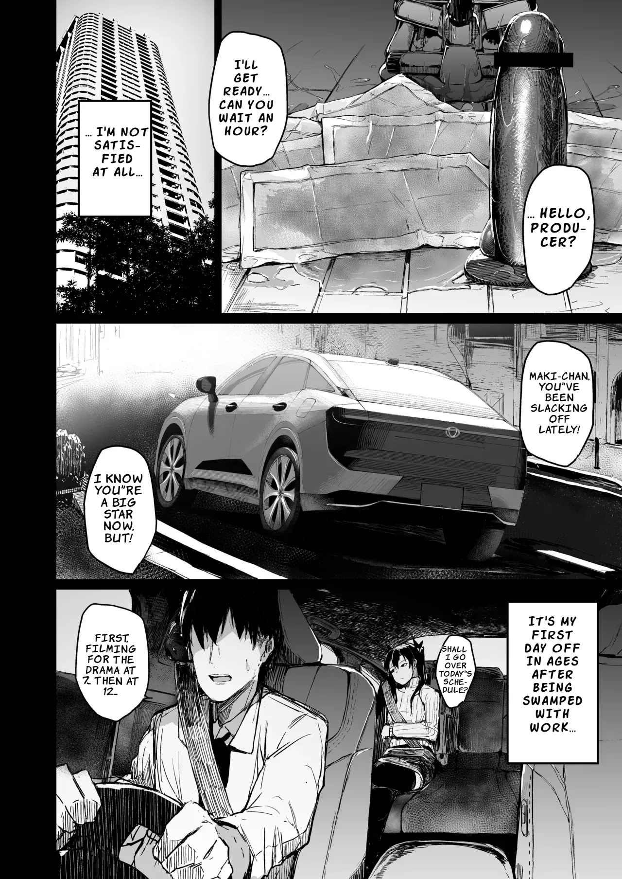 Kairaku Ochi shita Joyuu no Matsuro Kouhen | The Downfall of an Actress Corrupted by Pleasure – Part 2 page 12 full