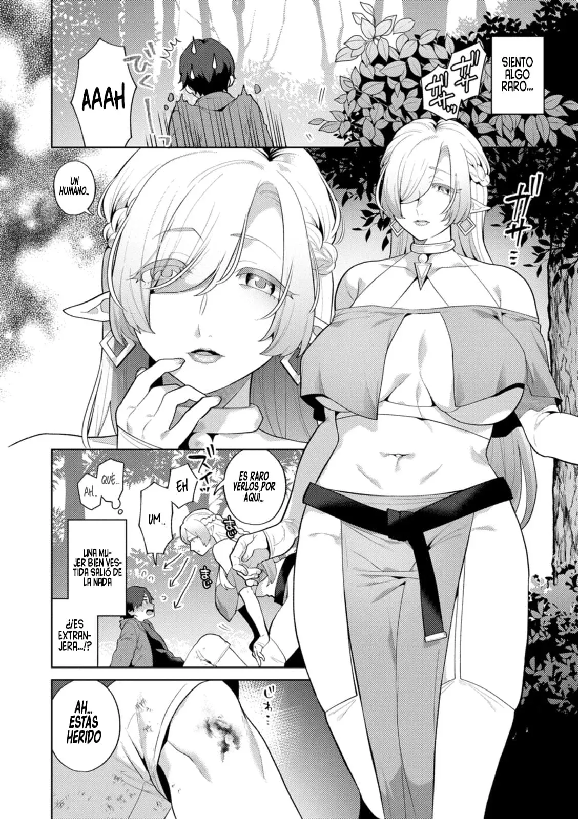 Isekai Onee-san no Kiken na Yuuwaku 1-5｜Mi Peligrosa Seducción en un Mundo Lleno de Elfas 1-5 page 10 full