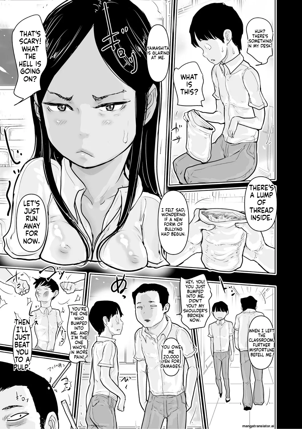 Hiyake to Wareme to Tomodachi Shojo no Natsuyasumi  MTL page 10 full