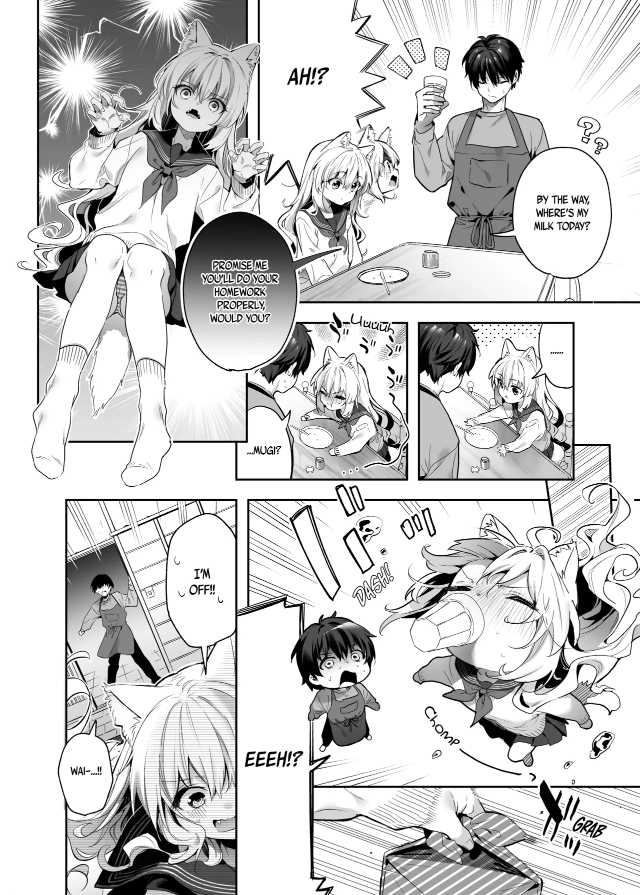 Mugi no Ongaeshi -Gakuseihen- | Mugi's Repayment -Student Arc- page 7 full