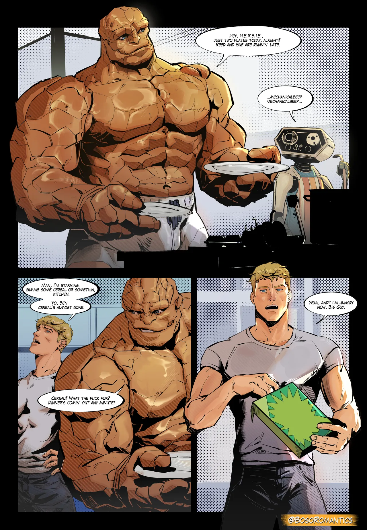 Thing x Human Torch page 1 full