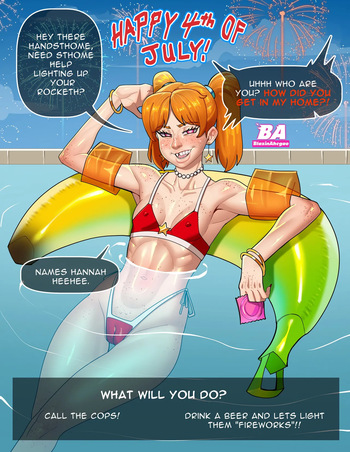 [BlazinAhegao] Happy 4th of July: Hannah cover