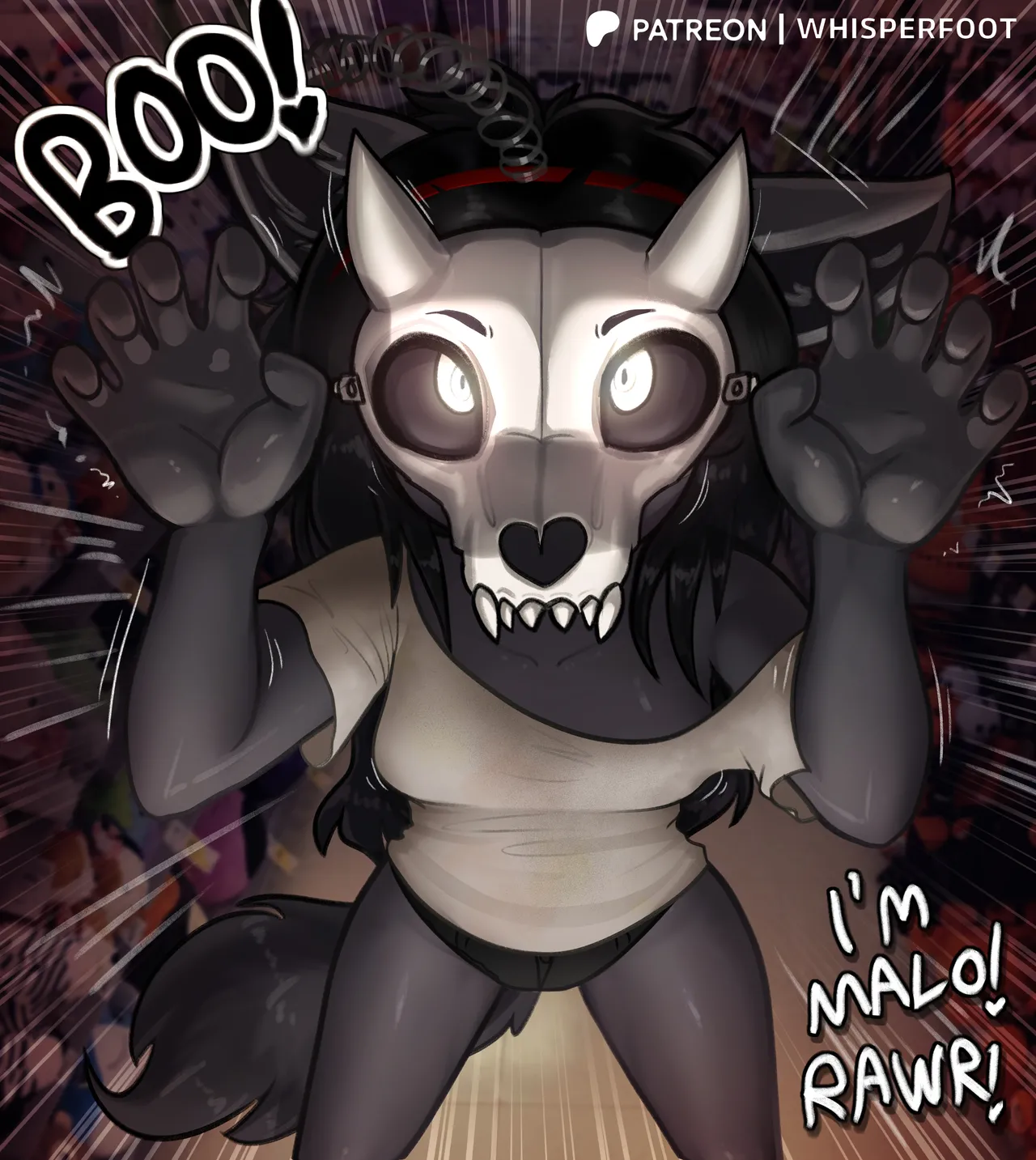 Whisperfoot - SAMI's Halloween Scare 🐺🎭🎃💦 2025 page 5 full