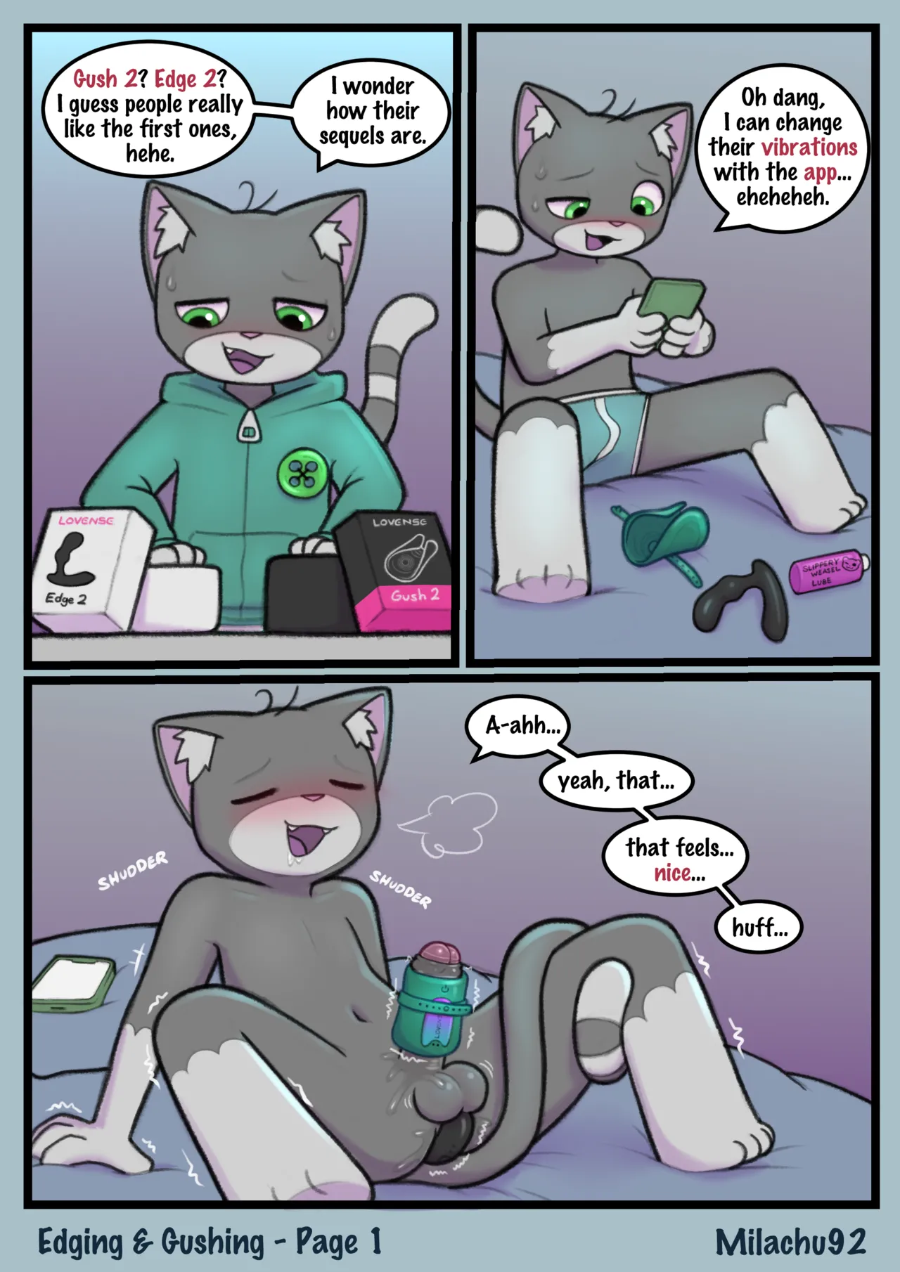 Edging & Gushing page 1 full