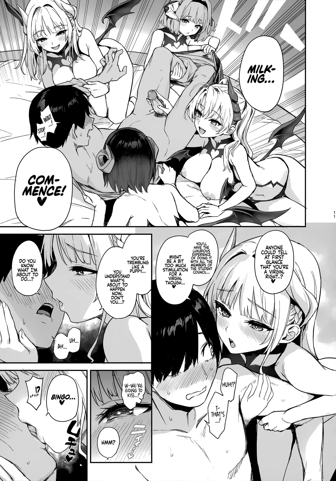 Succubus Seitokai Shiko Shiko Shikkoubu | Succubus Student Council Milking Club page 11 full