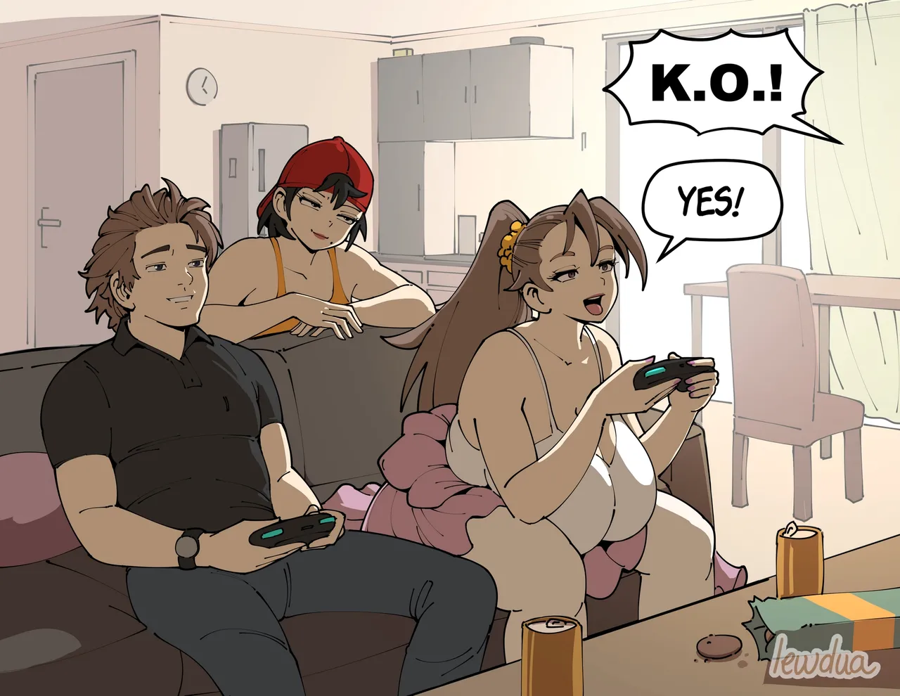 David and Natasha Flirting page 11 full