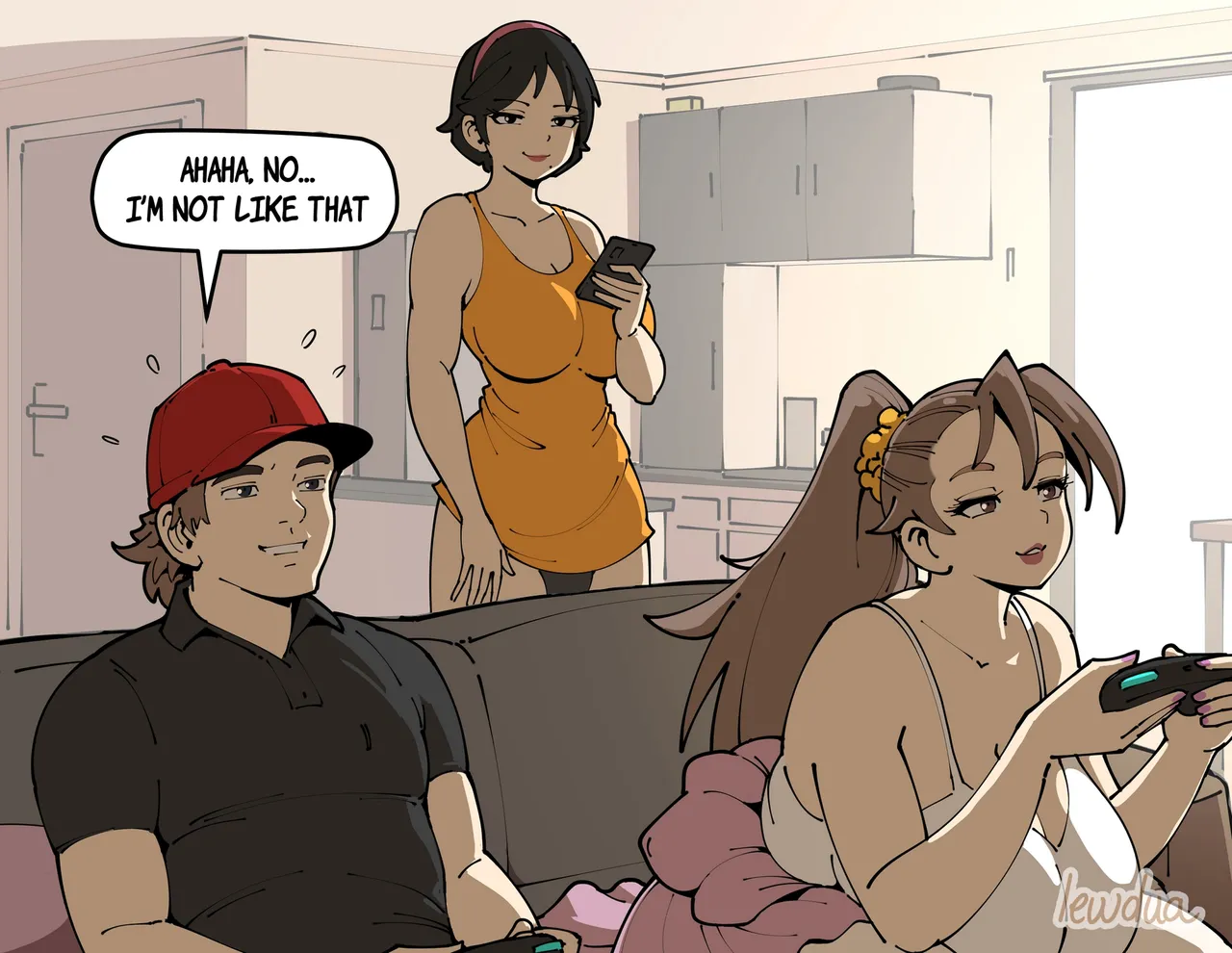 David and Natasha Flirting page 7 full