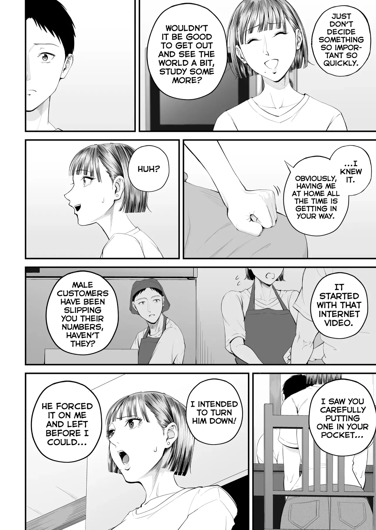 Boshi Jouji ~Daisuki na Okaa-san to Konya Majiwaru~ - MOTHER AND SON LOVE AFFAIR | A Mother's Love ~Tonight I Become One With The Mom I Love~ page 12 full