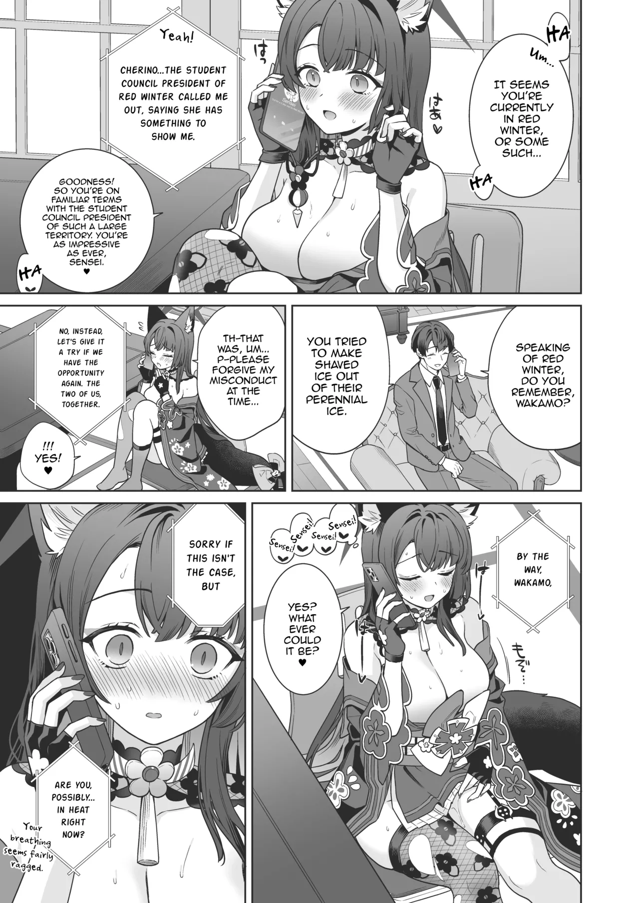 Junjou ♥ Renjou Hatsujou Kitsune -4- | Pure ♥ Lovestruck Fox in Heat -4- page 8 full