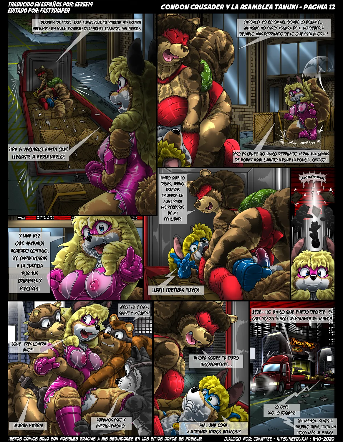 Condon Crusader Vol 5 - y la Asamblea Tanuki page 12 full