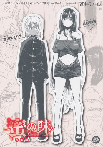 [Aoi Miharu] Kimi to Shitai Onee-san Melonbooks Tokuten 4P Leaflet cover