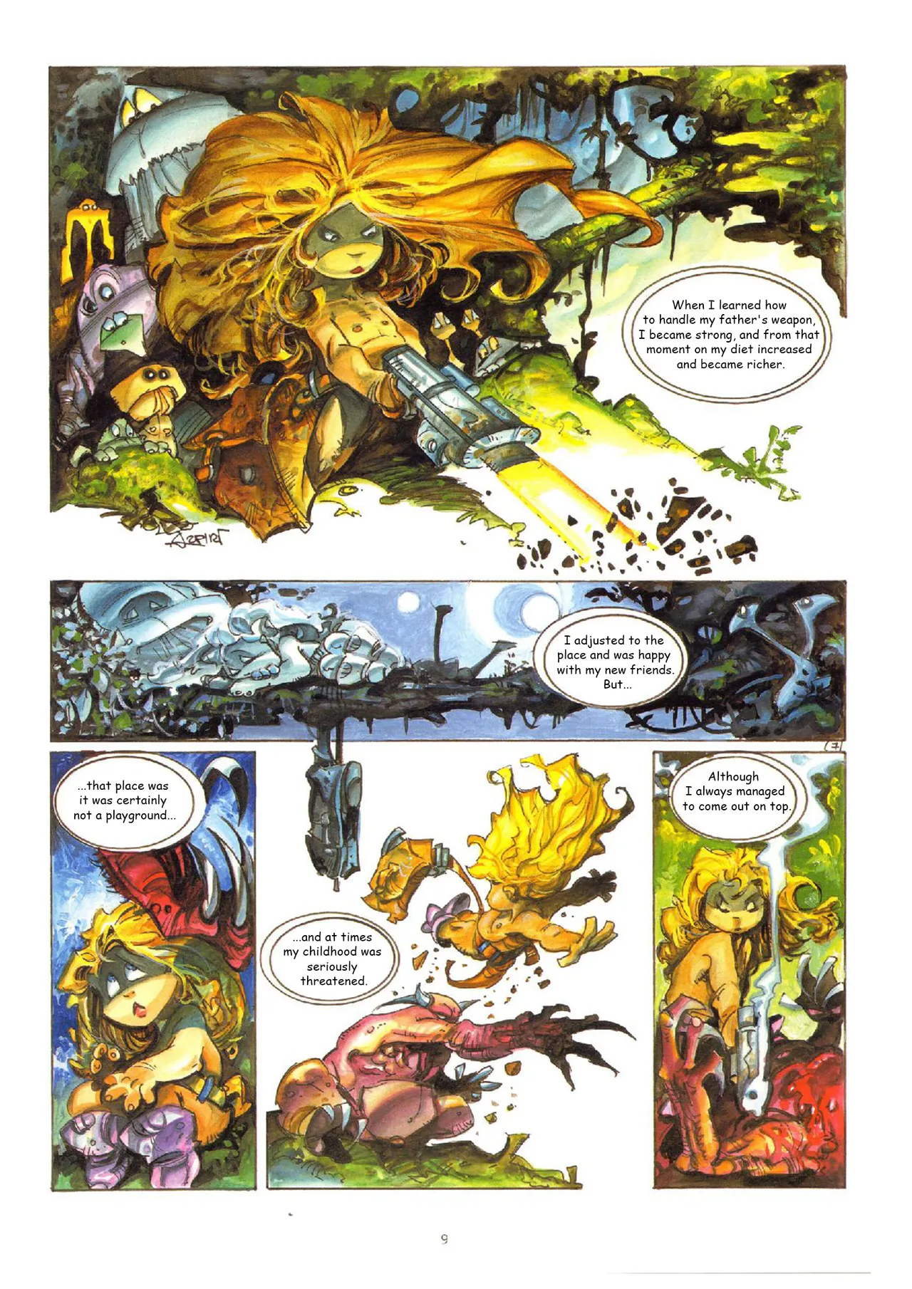 Alfonso Azpiri Lorna The black Towers page 12 full