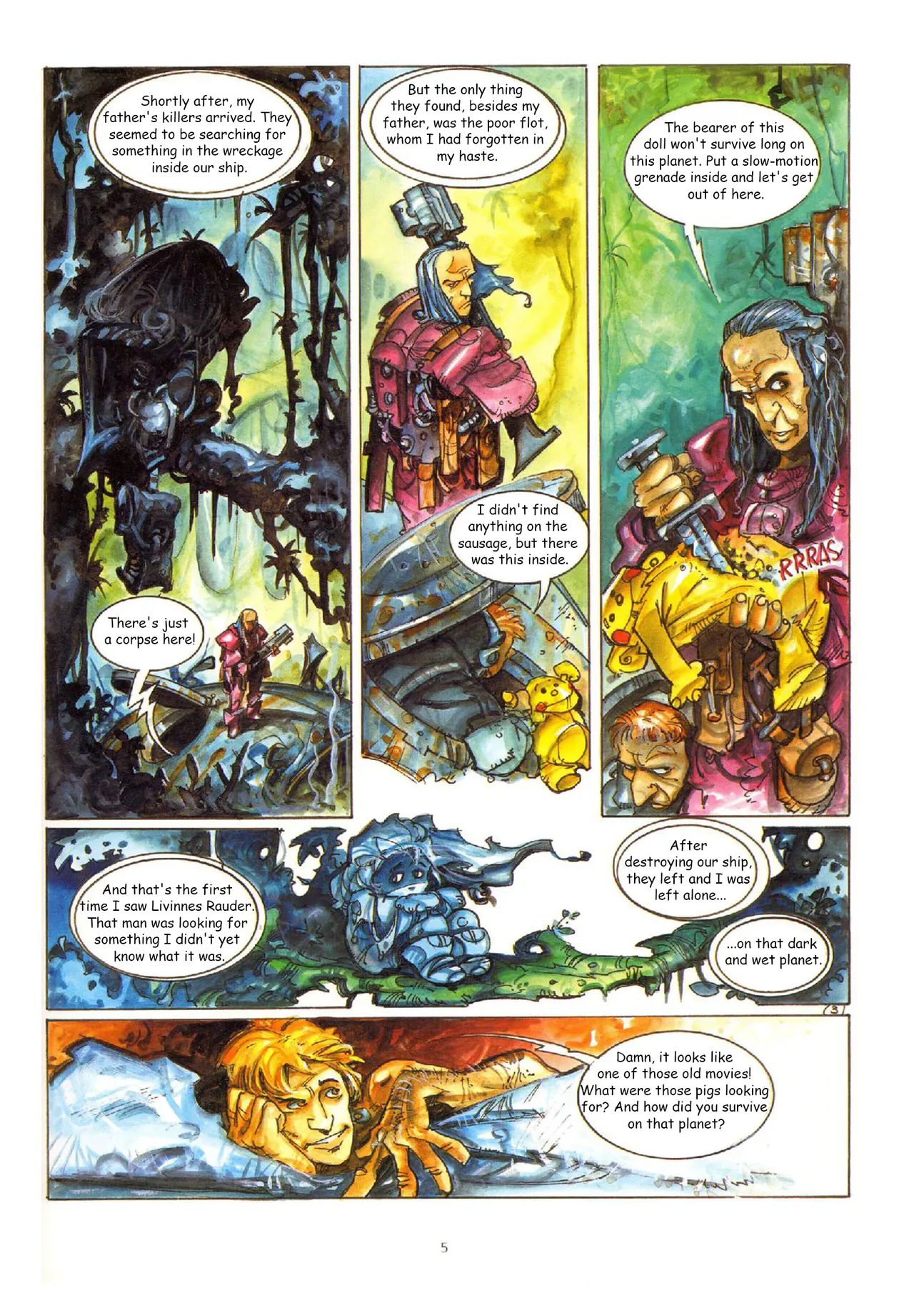 Alfonso Azpiri Lorna The black Towers page 8 full