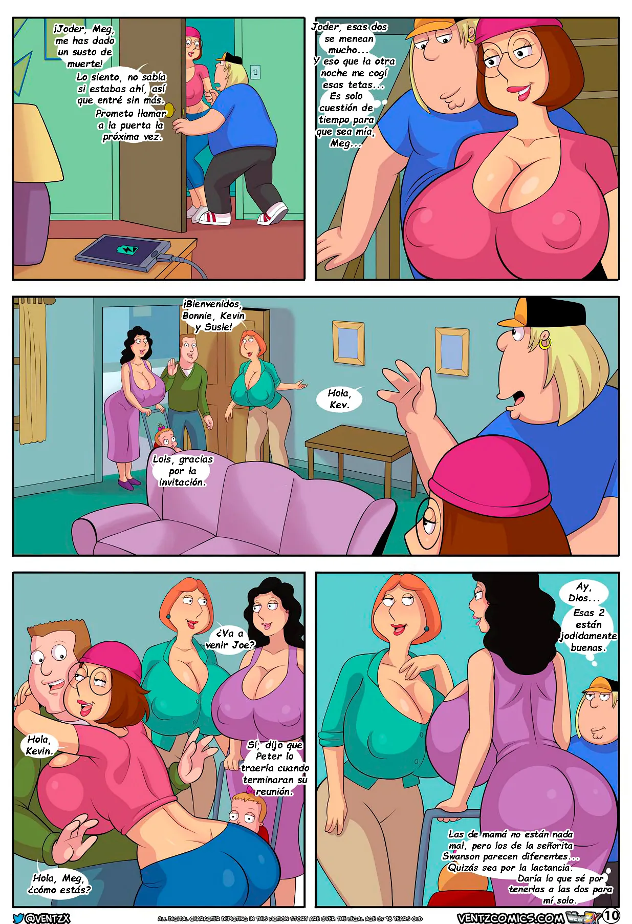 Quahog Diaries   - 3 - Spanish page 11 full