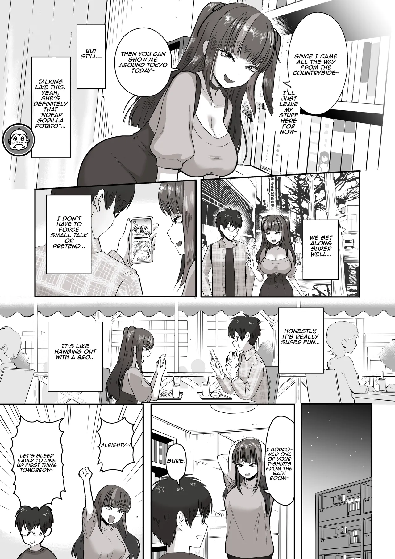 Nichiya Eroge o Atsuku Katariatta Follower ni Atte mitara | When I Met My Follower I’d Been Passionately Talking About Eroge With Day and Night page 8 full