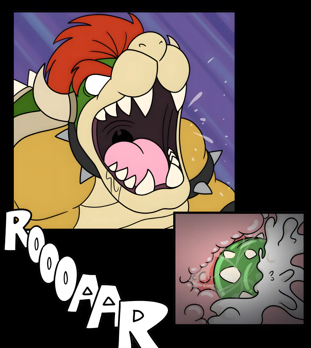 Bowser and an Amazon Princess Peach page 11 full