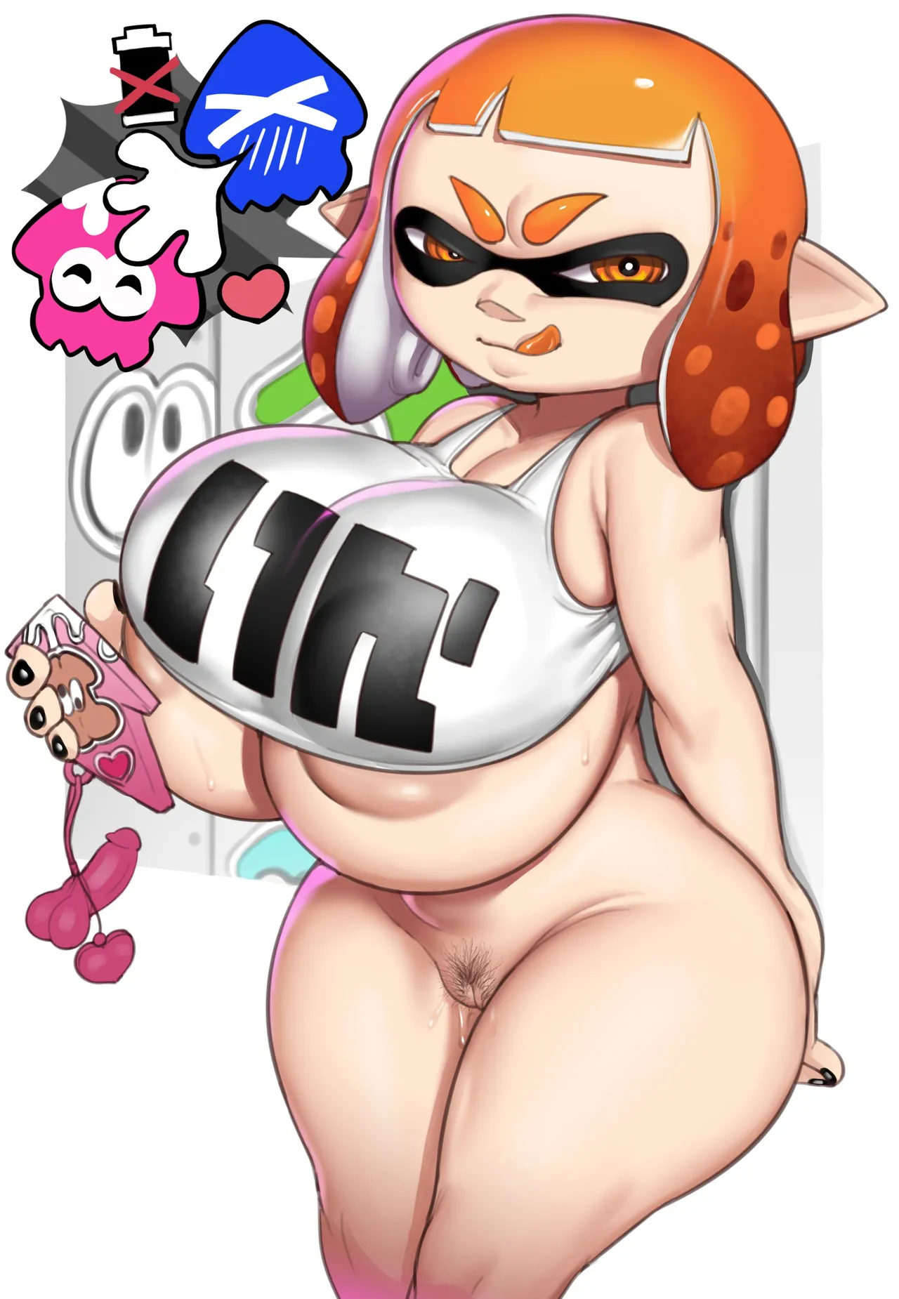 Charlie the Big Tittied Inkling Slut page 1 full