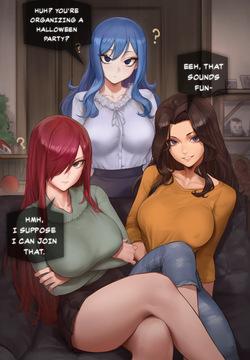 Halloween Party With Fairy Tail Girls