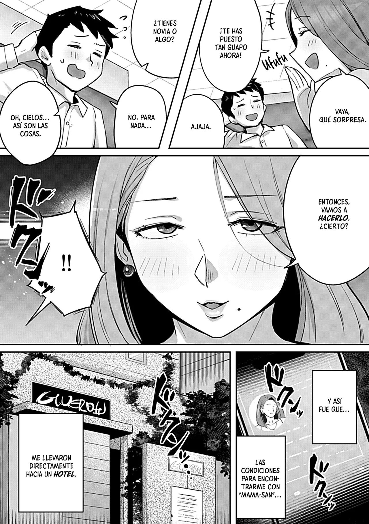 Osananajimi no Mama wa Soku Hotel Kibou｜La Madre de Mi Amiga de la Infancia Quiere Ir a un Hotel de Inmediato page 4 full
