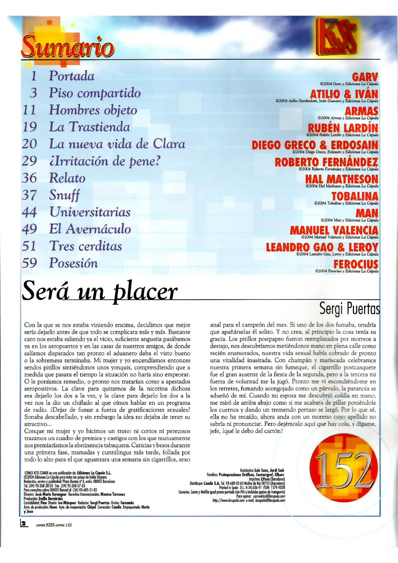 Kiss Comix #152 page 2 full