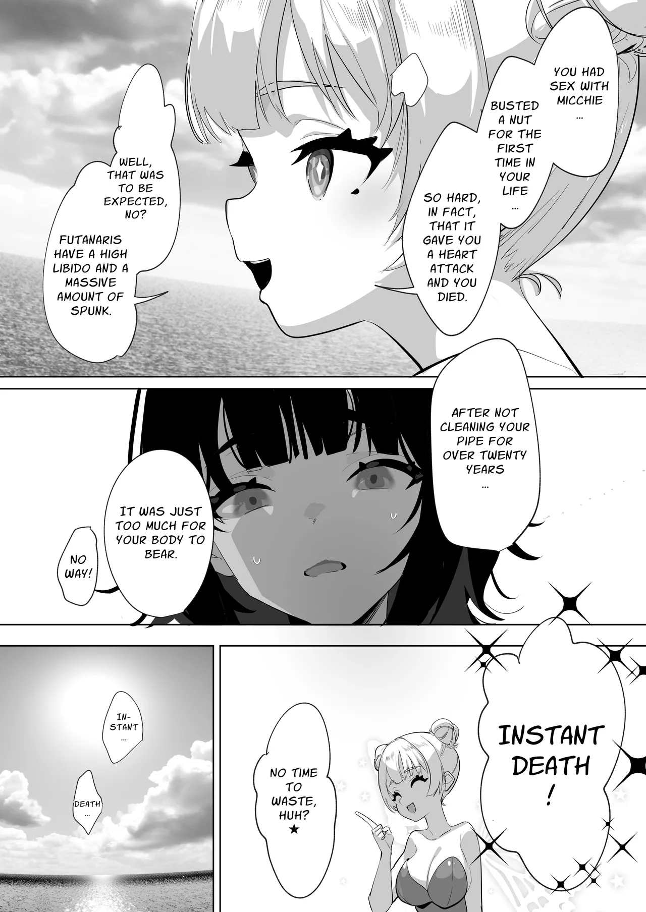 Futanari Deathloop Challenge ~I'll Die If I Ejaculate, But I Want to Make Her Cum~ page 11 full