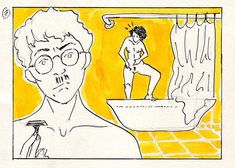 JUDE & JULIE #02 — Shaving page 7 full