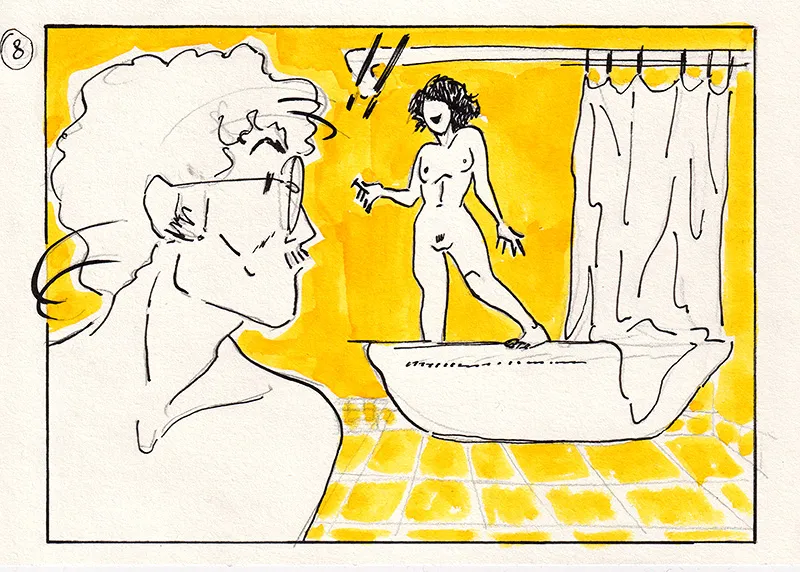 JUDE & JULIE #02 — Shaving page 8 full
