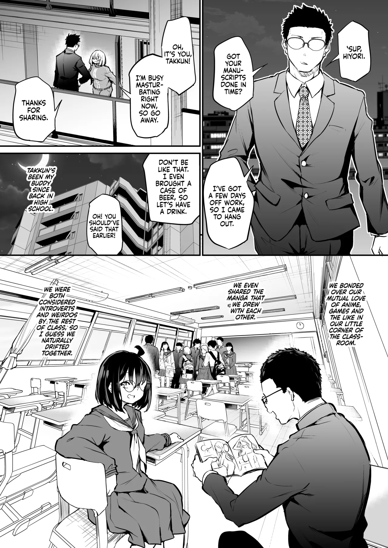 Furo Kyan Inkya Onna, Hatsu Kareshi Chinpo de Mesu ni Naru | A Shower-Hating, Shut-in Girlfailure Becomes a Woman From Her First  Boyfriend’s Cock! page 4 full