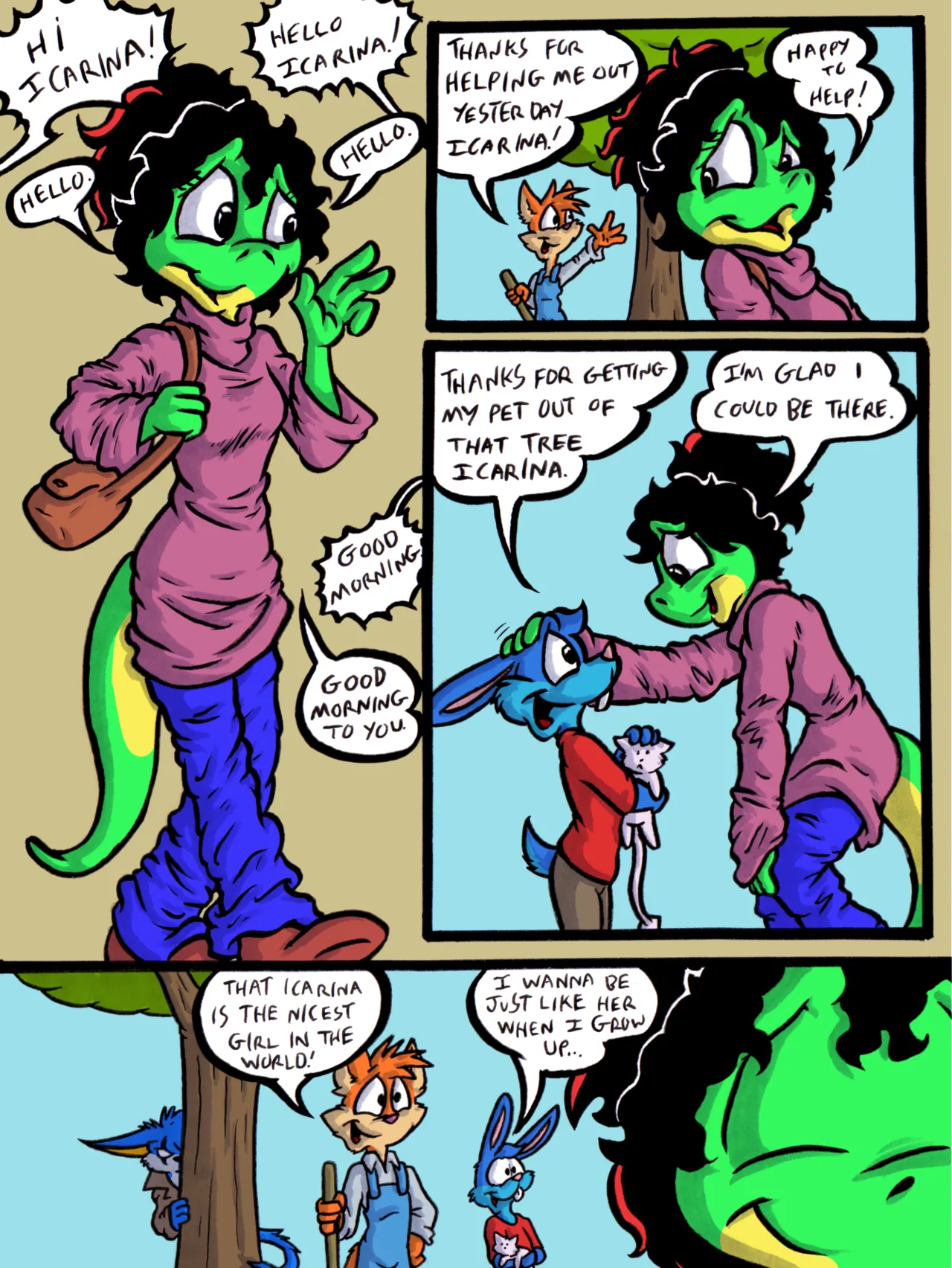 Icarena Sleeps Forever page 1 full